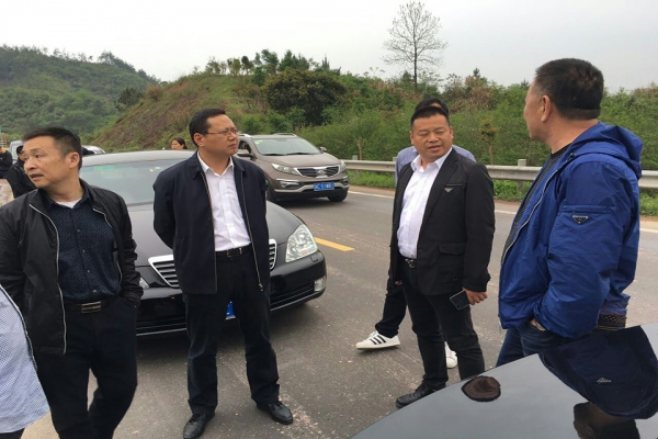 4.14蓮都區(qū)領(lǐng)導(dǎo)赴現(xiàn)場(chǎng)調(diào)研，關(guān)心支持公司發(fā)展后勁